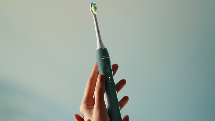 Philips Sonicare 3100 Series HX4033/26 Waldgrün produkt in gebrauch