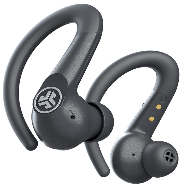 Jlab Go Sport ANC True Wireless Earbuds Gray left side