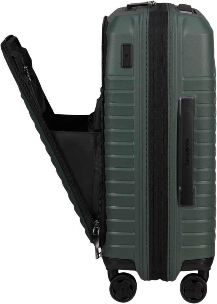 Samsonite Intuo Spinner Easy Access Expandable 55 cm Olive Green rechte seite
