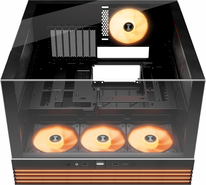 be quiet! LIGHT BASE 600 LX Schwarz oberseite