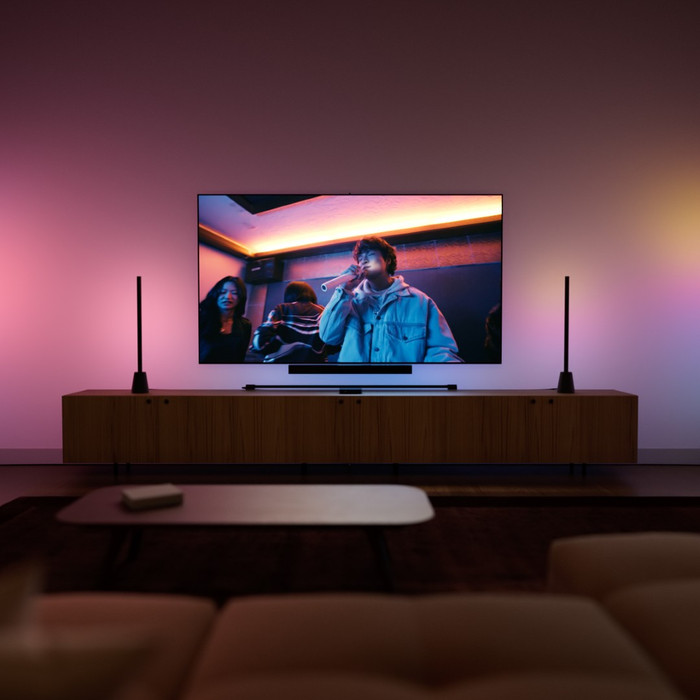Philips Hue Play HDMI Sync Box 4K produkt in gebrauch