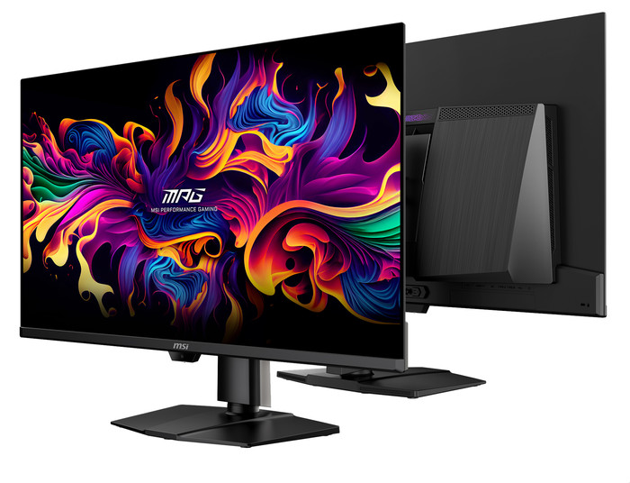 MSI MPG 322URDE X24 QD-OLED rückseite
