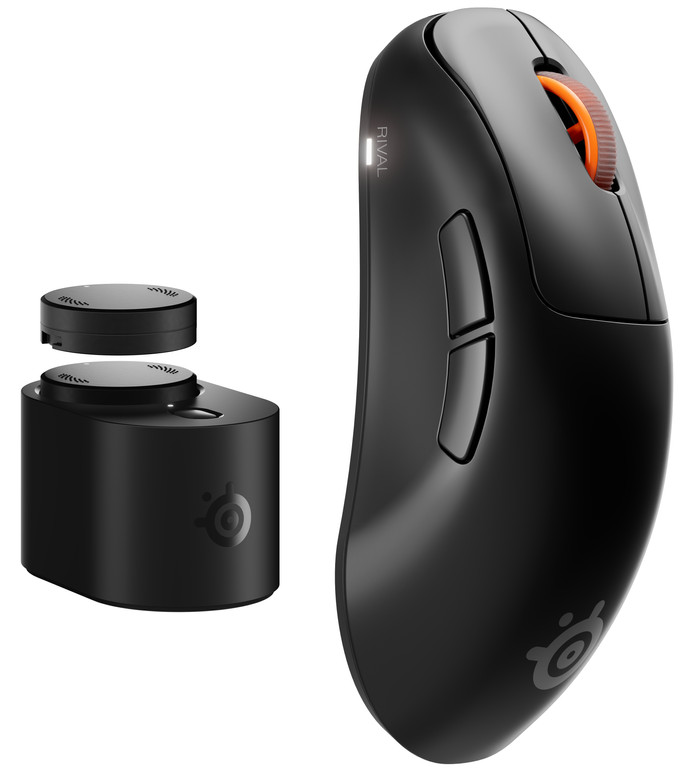 SteelSeries Rival Pro WL Mini Wireless Gaming Mouse Black combined product