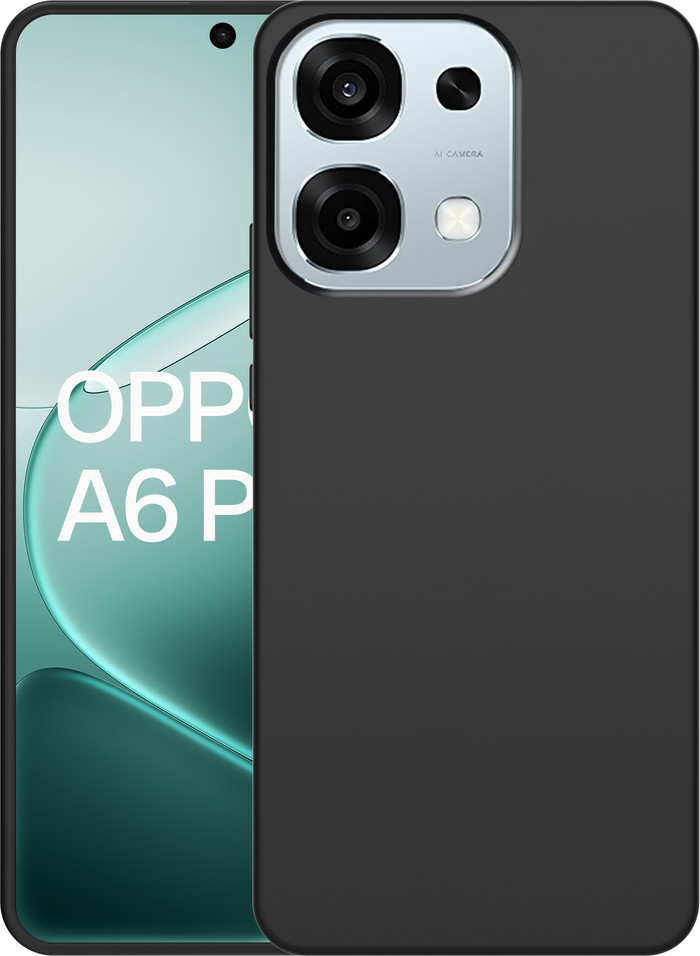 Just in Case Soft Design OPPO A6 (4G/5G) Back Cover Black front