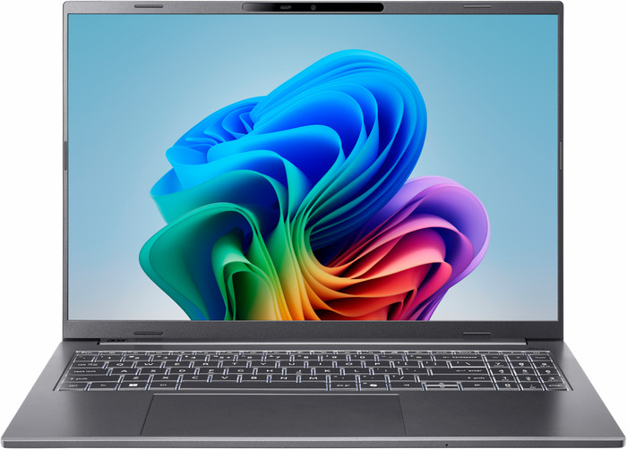 Acer Aspire 16 AI Copilot+ PC A16-11M-X8TY - 16" - Snapdragon X - 32GB RAM/1TB SSD vorne