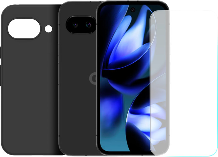 Google Pixel 9a 256GB Schwarz 5G + Basis-Zubehörset Main Image