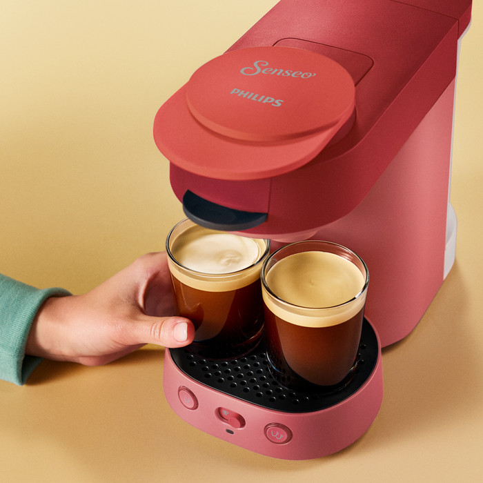 Philips Kaffeepadmaschine Senseo Vibe CSA225/90 produkt in gebrauch