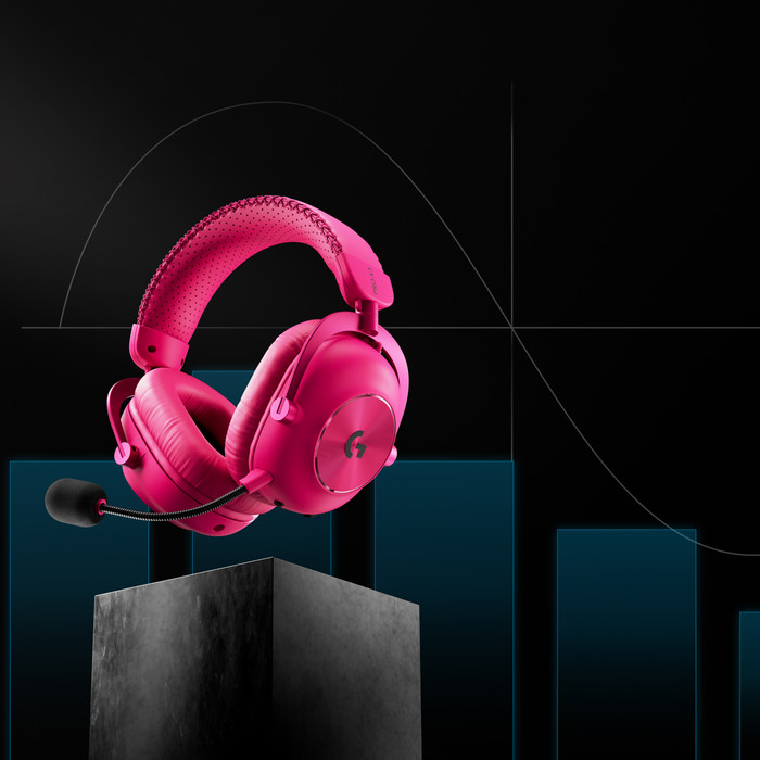 Logitech G Pro X3 Lightspeed Wireless Gaming Headset Pink visual supplier