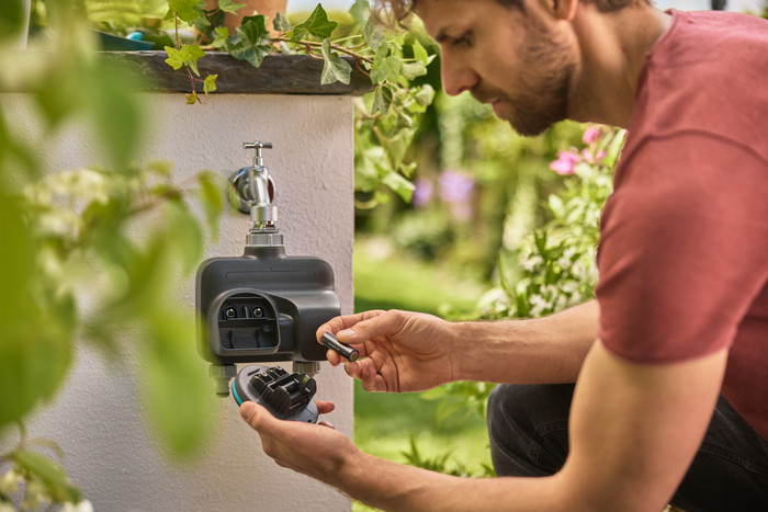 Gardena SMART Dual Water Control produkt in gebrauch