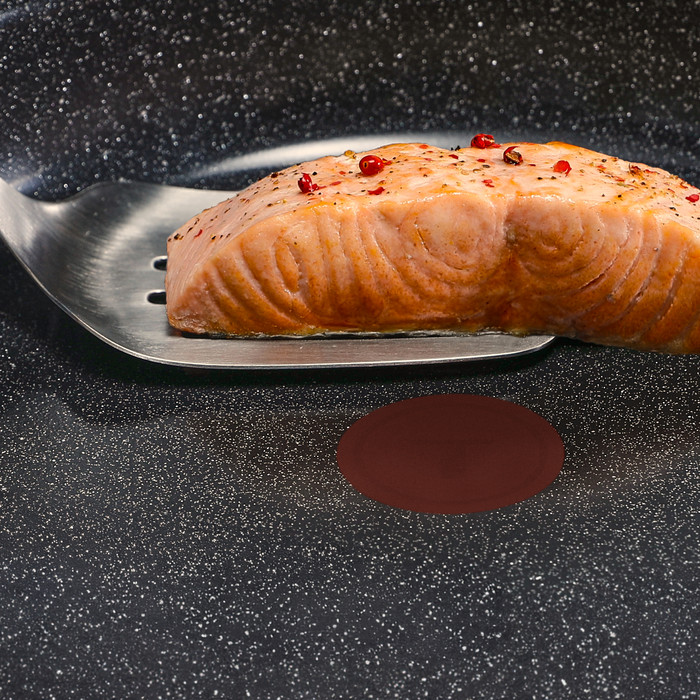 Tefal Ceramic Control Grey Bratpfanne 24 cm produkt in gebrauch