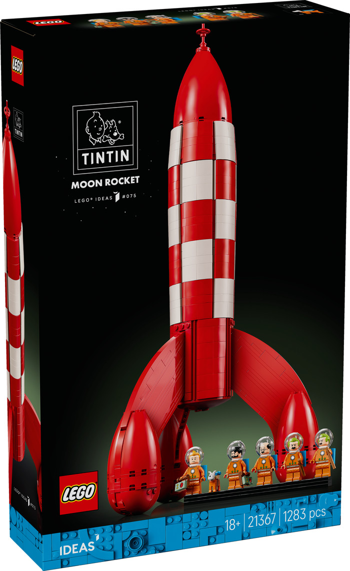 LEGO Ideas Die Mondrakete von Tintin 21367 verpackung