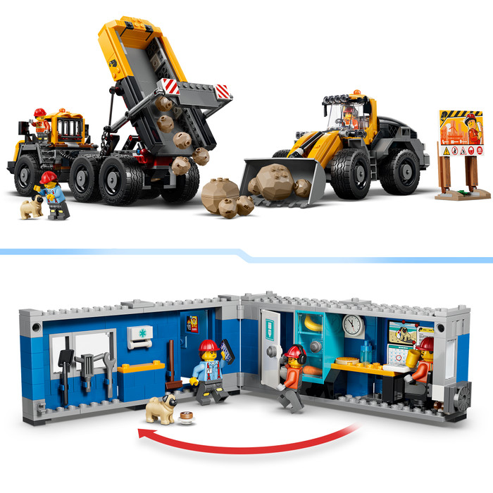 LEGO City Kipplaster und Schaufellader 60494 detail