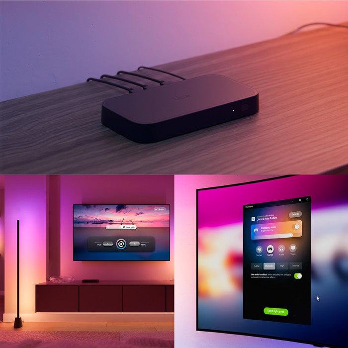 Philips Hue Play Floor Lamp White and Color product in use