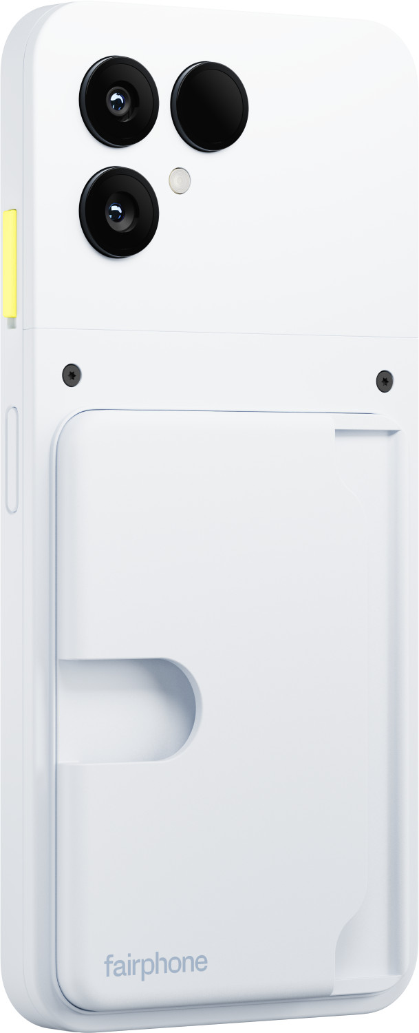 Fairphone Card Wallet for the Fairphone 6 White product in use