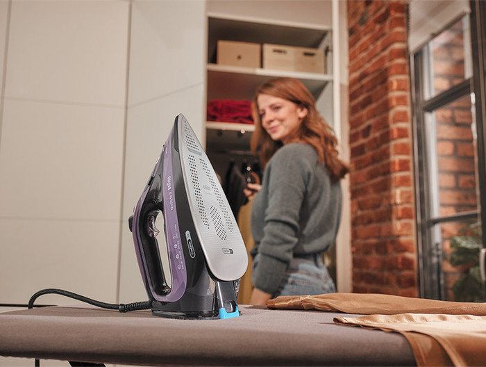 Braun TexStyle 9 SI9661VI produkt in gebrauch