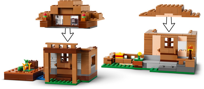 LEGO Minecraft Angriff des Magiers auf das Dorf 21596 detail