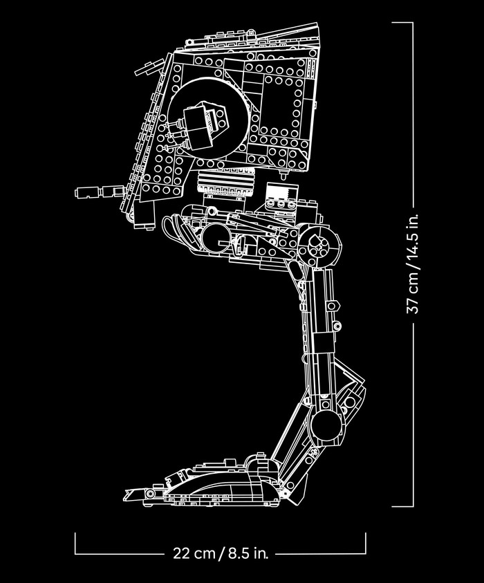 LEGO Star Wars AT-ST Kampfläufer 75417 detail