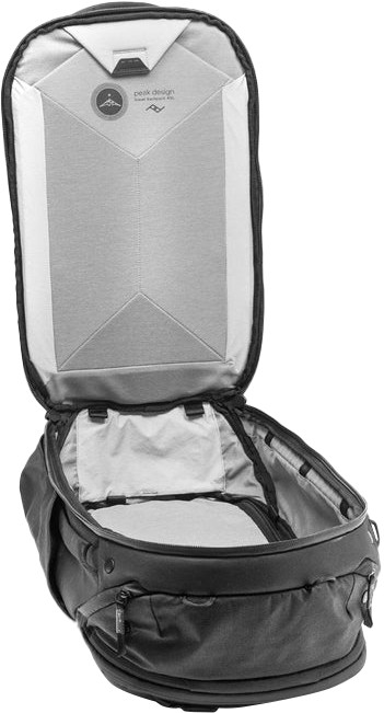 Peak Design Travel Backpack 45L v2 Black innen