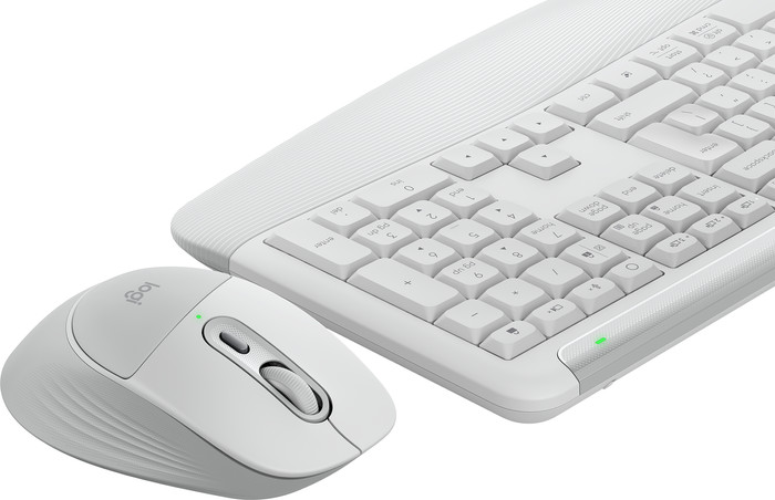 Logitech MK880 Signature Comfort Plus Kabellose Tastatur und Maus Combo Offwhite QWERTZ detail