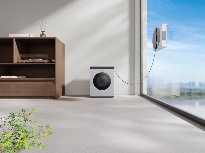 Ecovacs WINBOT W3 OMNI produkt in gebrauch