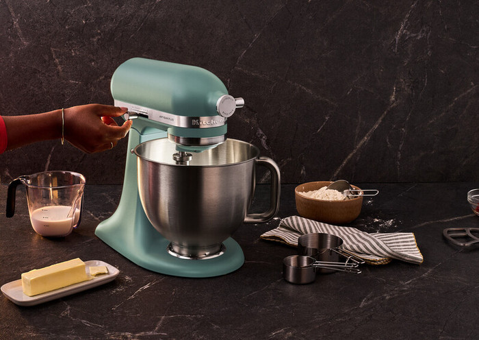 Kitchenaid 5KSM50PKVEMJ Mint Julep produkt in gebrauch