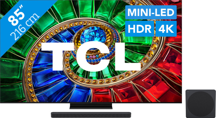 TCL RGB Mini-LED 75 Zoll RM7L (2026) + TCL A65K Main Image