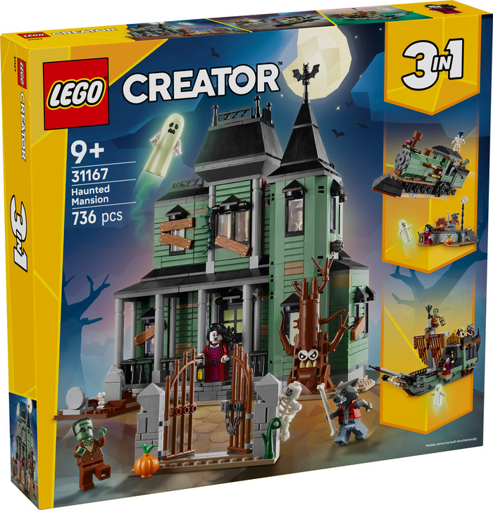 LEGO Creator 3-in-1 Geisterhaus 31167 verpackung