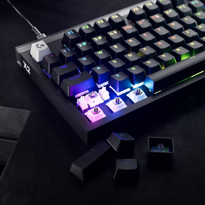 Logitech G PRO X2 RAPID TKL Gaming-Tastatur Schwarz Qwertz detail