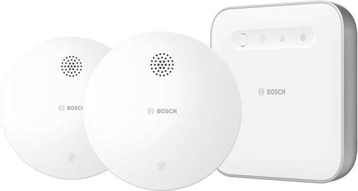 Bosch Kabelloser Rauchmelder Doppelpack + Bosch Smart Home Controller Main Image