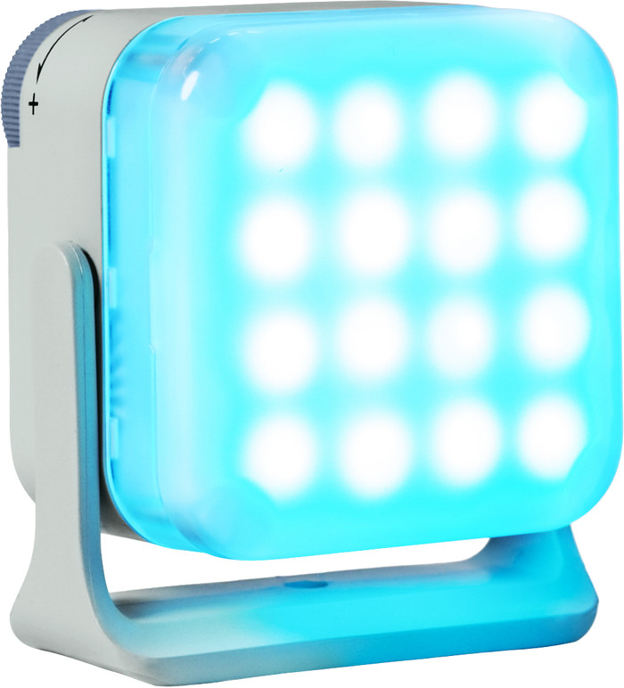 Nanlite Pico LED Mini Pocket Light Mint Blue product in use