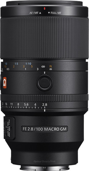 Sony FE 100mm f/2,8 Makro GM OSS rechte seite