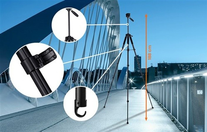 Rollei Compact Traveler Star S4 Tripod produkt in gebrauch