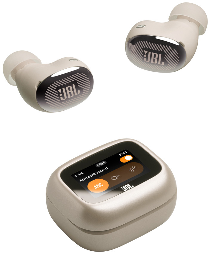 JBL Live Buds 4 Champagner vorne