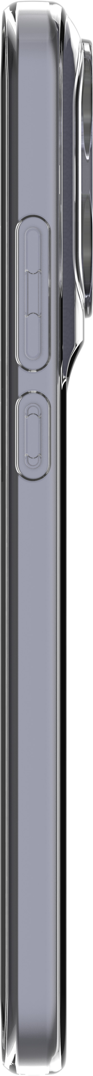 Just in Case Soft Design Motorola Moto G67 / G77 Backcover Transparent linke seite