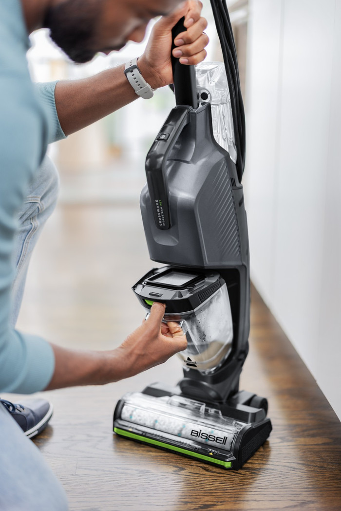 Bissell CrossWave Hydrosteam PET Pro produkt in gebrauch