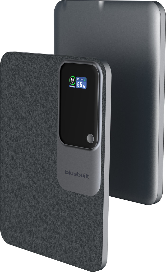 BlueBuilt Powerbank Ultra Slim 15.000 mAh mit Schnellladefunktion 65 Watt unten