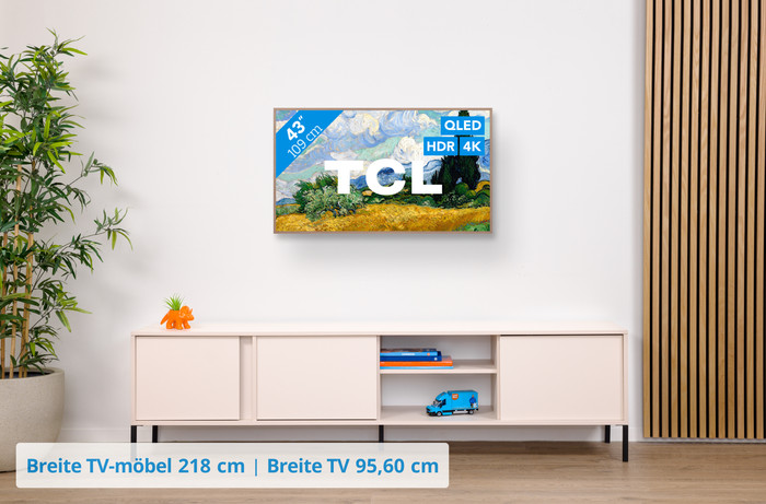 TCL QLED 43 Zoll A400 Pro (2026) visuelles Coolblue 1