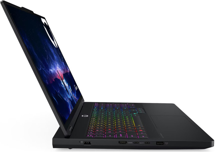Lenovo Legion Pro 5 OLED 16IAX10H - 16" - Intel Core Ultra 9 - 32GB RAM/1TB SSD - RTX 5070 linke seite