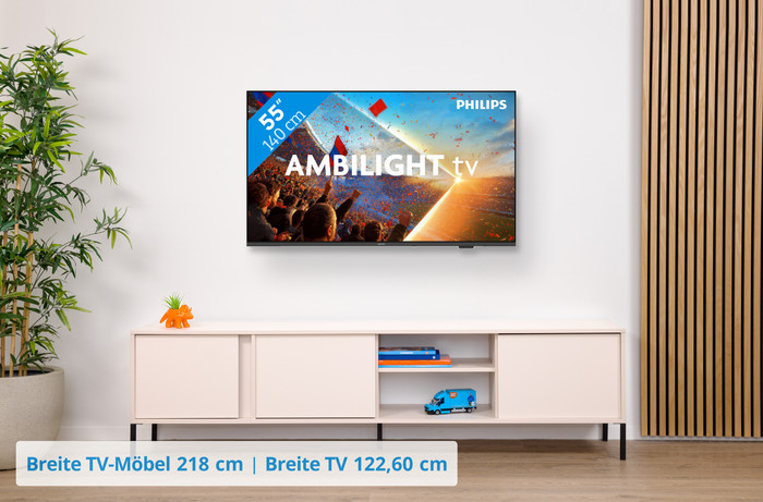 Philips Ambilight 55 Zoll PUS8001 (2026) visuelles Coolblue 1