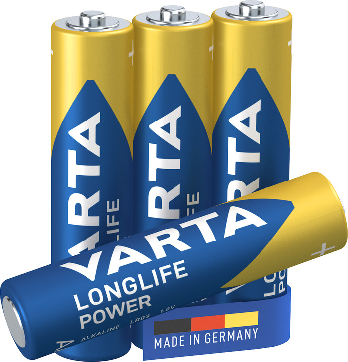 VARTA Longlife Power AAA Blister 4 Units front