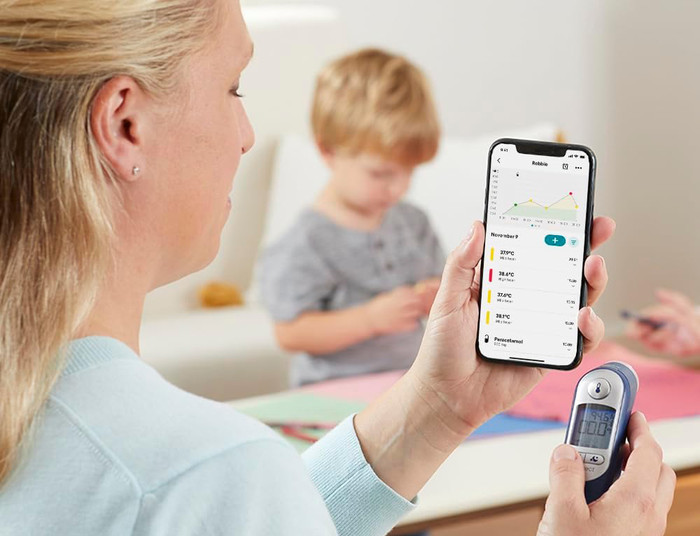 Braun ThermoScan 7+ Connect IRT6575NWE produkt in gebrauch