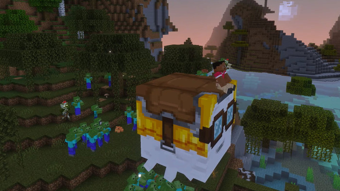 Minecraft Nintendo Switch 2 produkt in gebrauch