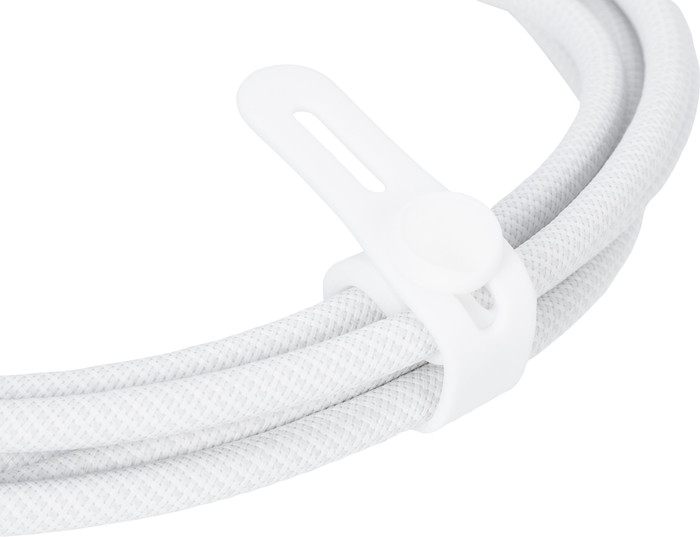 BlueBuilt USB-C-auf-Lightning-Kabel 1,5 m Nylon Weiß detail