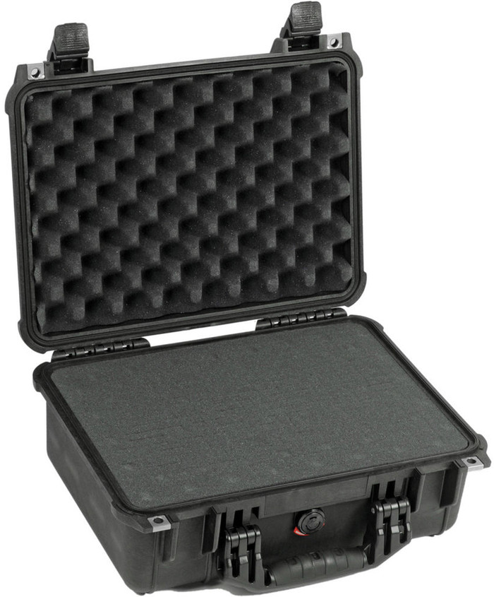 Peli 1450 Protector Case Black Case with Foam Insert inside