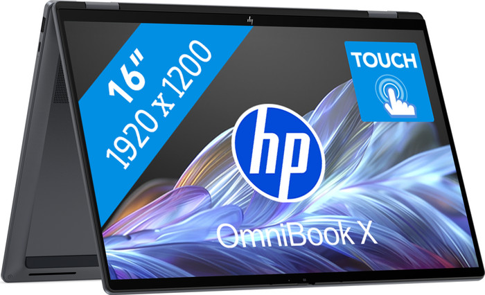 HP OmniBook X Flip NG AI PC 16-cb0073ngx - 16" - Intel Core Ultra 7 - 24GB RAM/1TB SSD Main Image