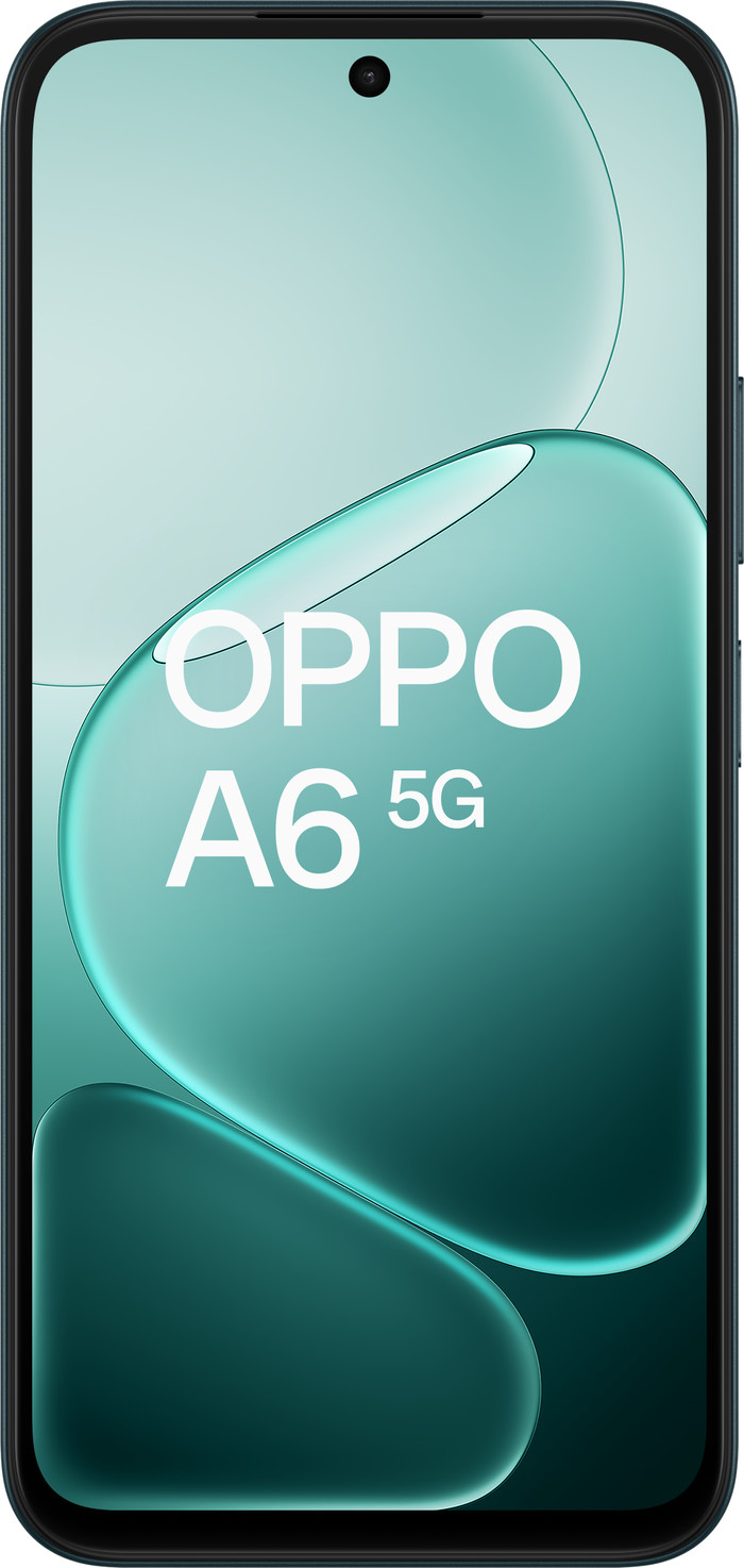 OPPO A6 128GB Schwarz 5G vorne