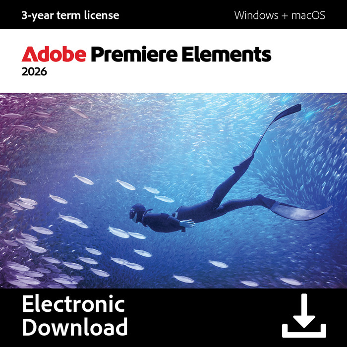 Adobe Premiere Elements 2026 3 Years - Digital Main Image