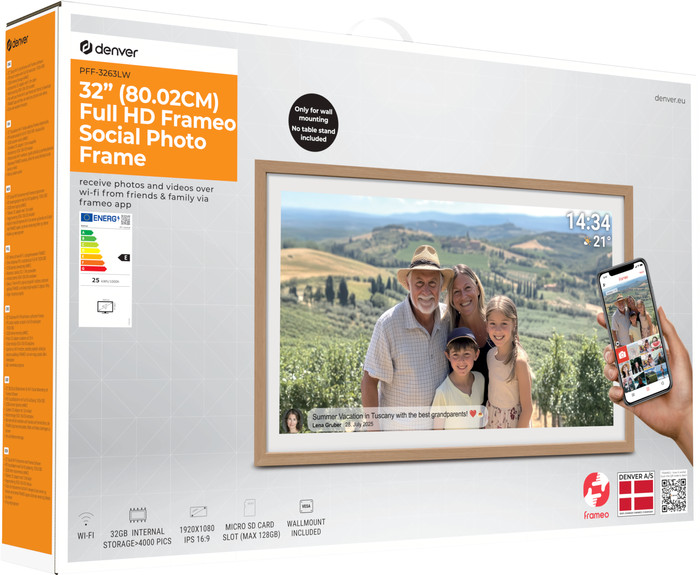 Denver PFF-3263 Light Wood verpackung