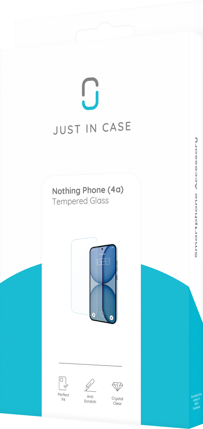Just In Case Tempered Glass Nothing Phone (4a) Panzerglas verpackung
