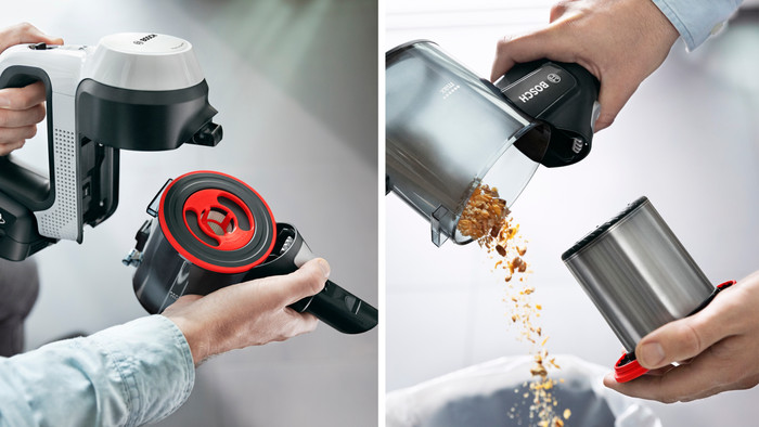 Bosch Unlimited 7 BSS715CARP produkt in gebrauch